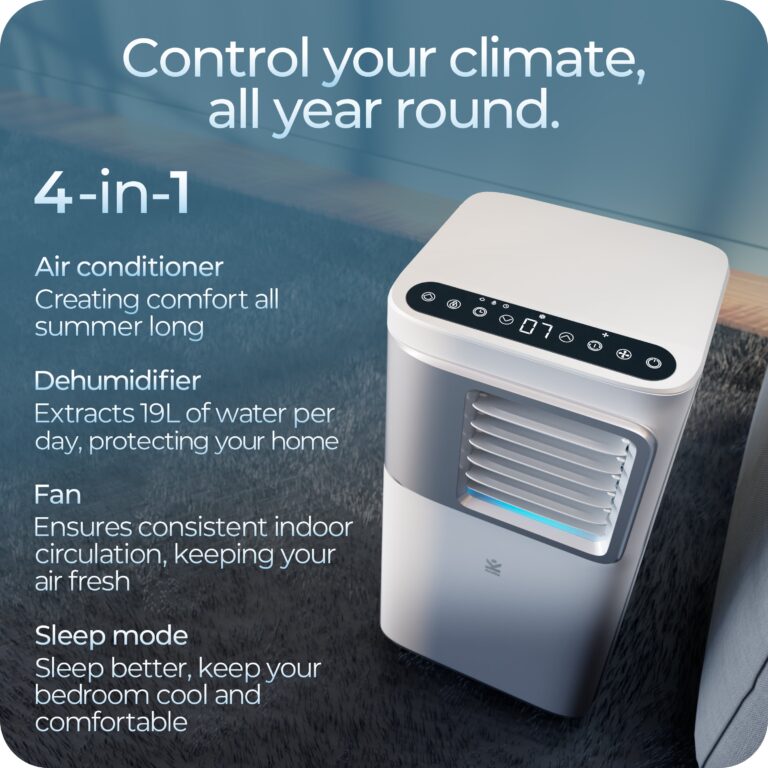 Climatiseur Portable Automatique 4 En 1 Deshumidificateur 19l 7 Scaled