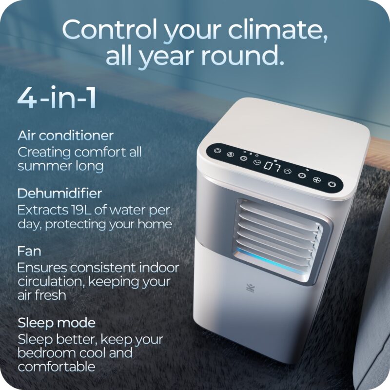 Climatiseur Portable Automatique 4 En 1 Deshumidificateur 19l 7 Scaled